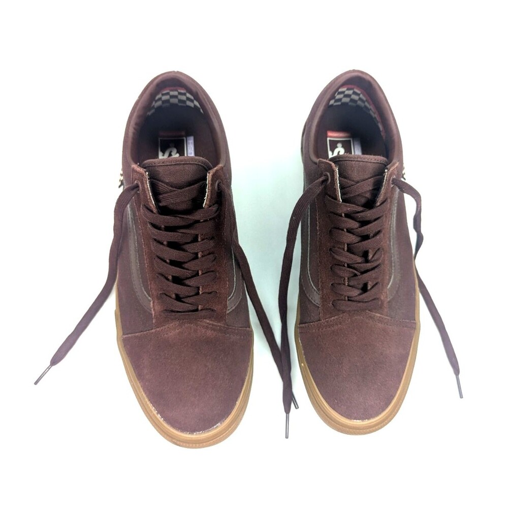 Vans Skate Authentic PopCush Shoes Burgundy M 13 Good Condition